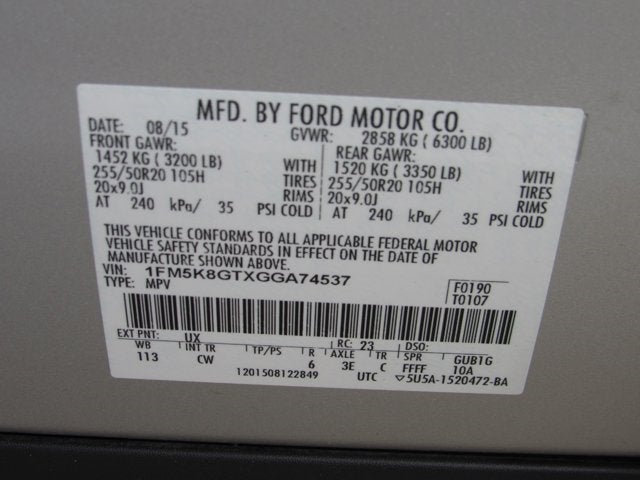 2016 Ford Explorer Sport