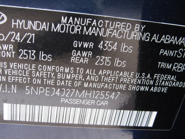 2021 Hyundai Sonata SEL Plus