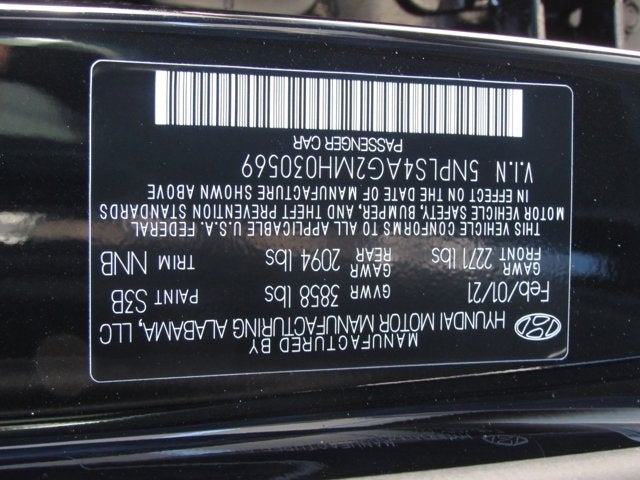 2021 Hyundai Elantra SEL