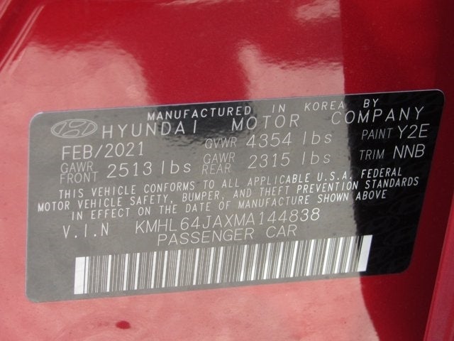 2021 Hyundai Sonata SEL